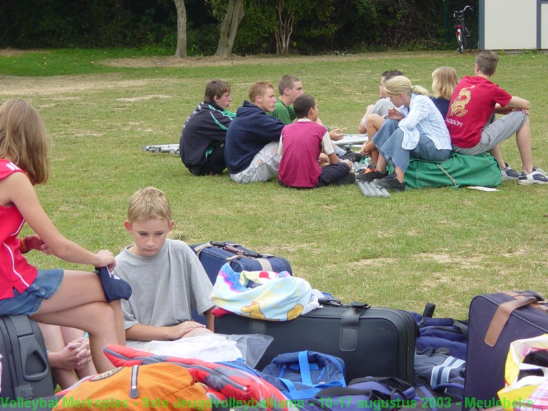 En dan is het wachten tot de ouders komen.