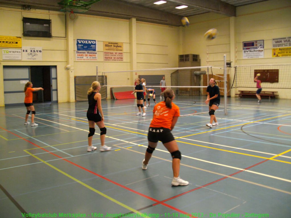 Training meisjes Cadetten.