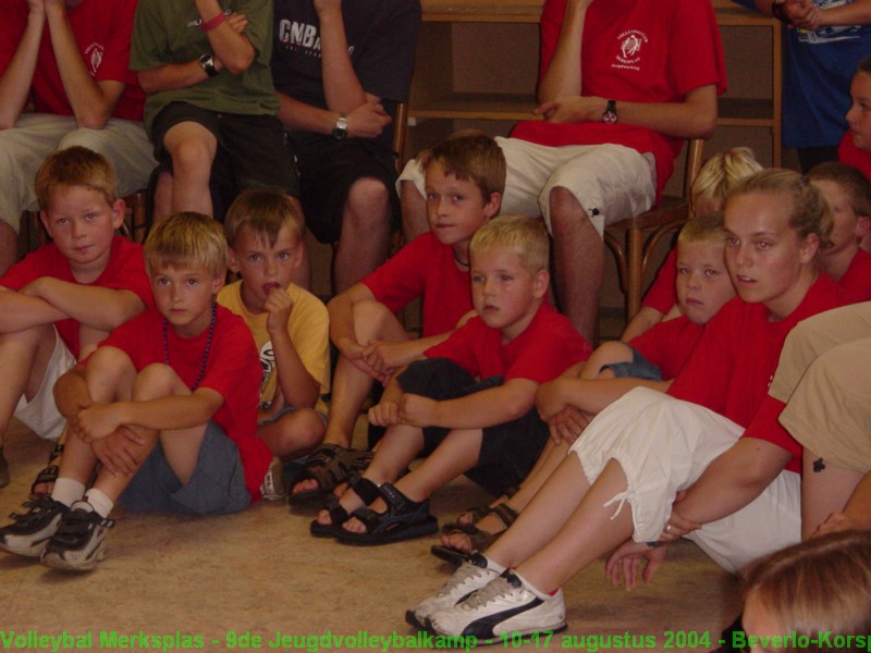 Onze jongste volleyballers.