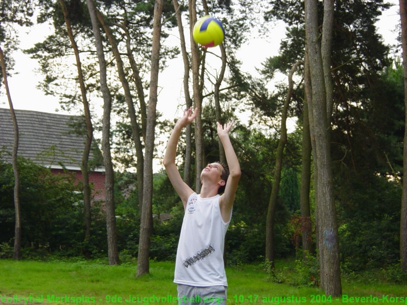 We komen dus om te volleyballen!