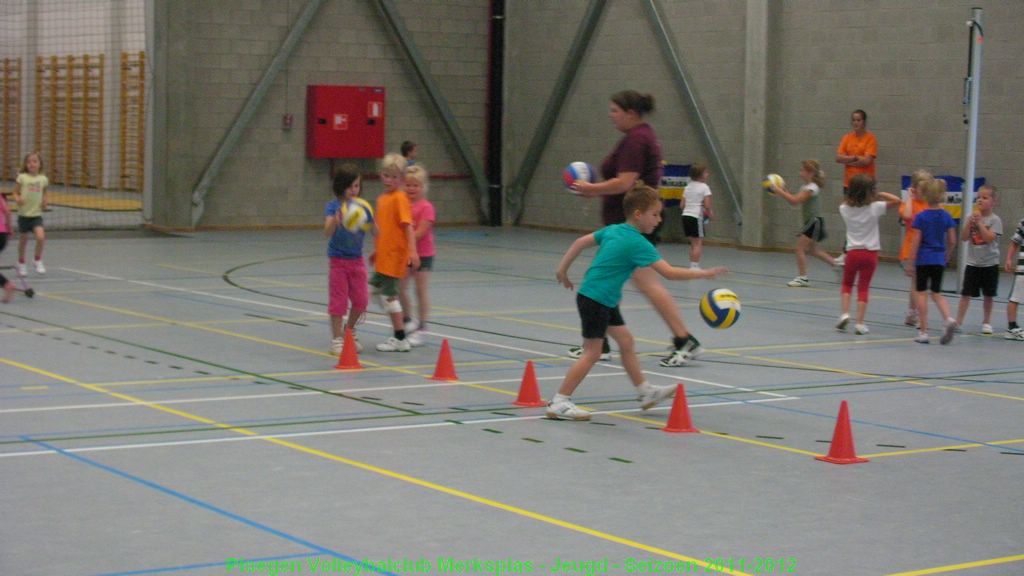 Op de 2de training was Anke met 29 toekomstige volleyballers.