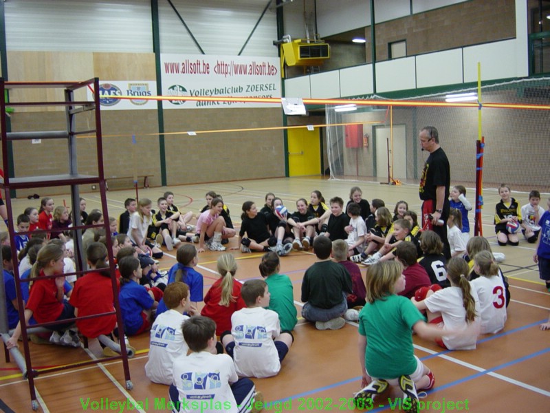 <b>9 februari 2003 - provinciale jeugdvolleybaldag in Zoersel</b>