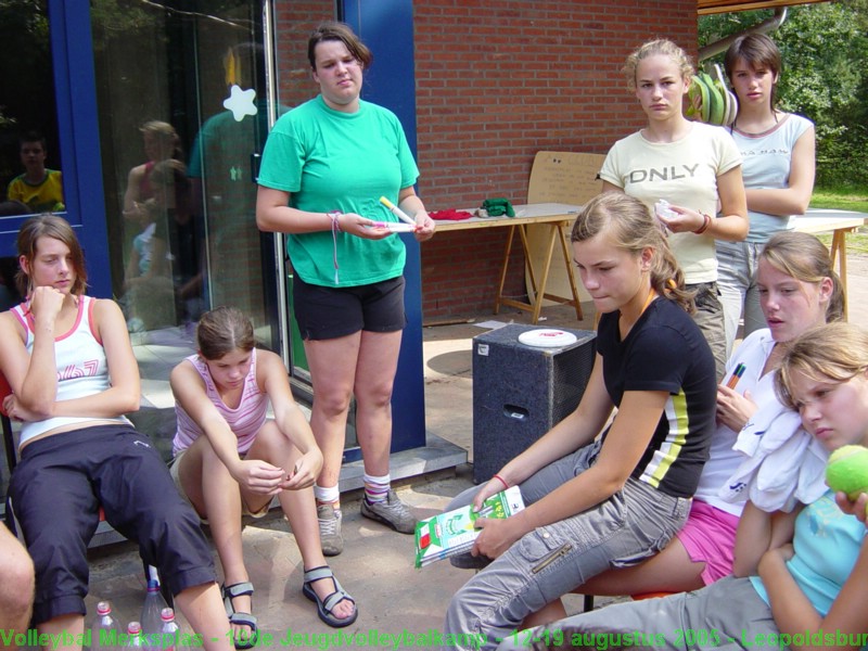 Bosspel kwartet met de meisjes B/C.