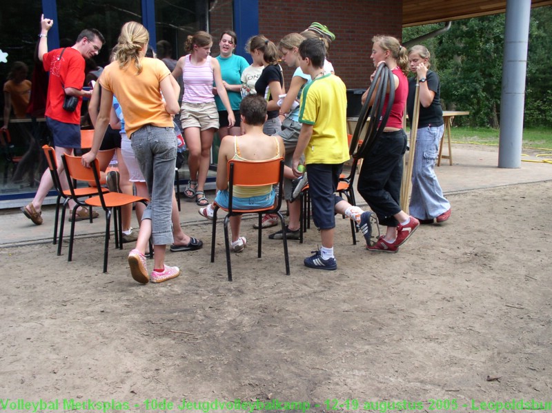 Bosspel kwartet met de meisjes B/C.