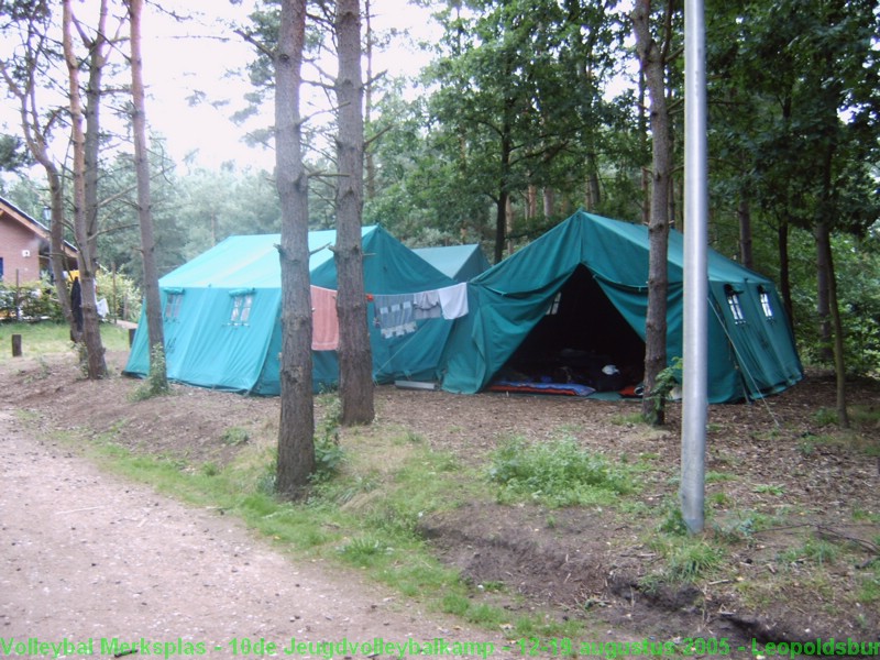 Tent van de jongens B.