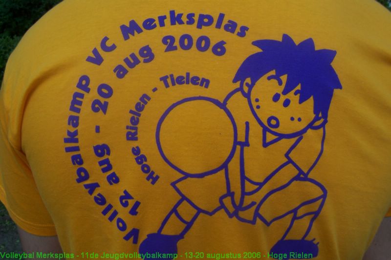 Het kamp t-shirt.