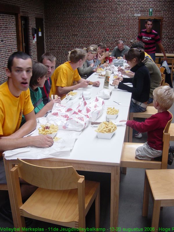 Tijd om te eten.