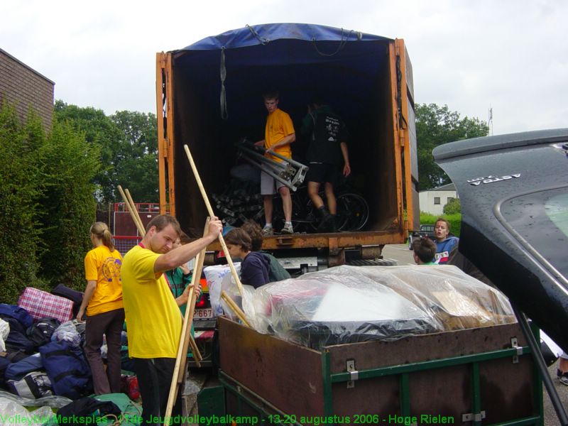 Alles terug uitladen.