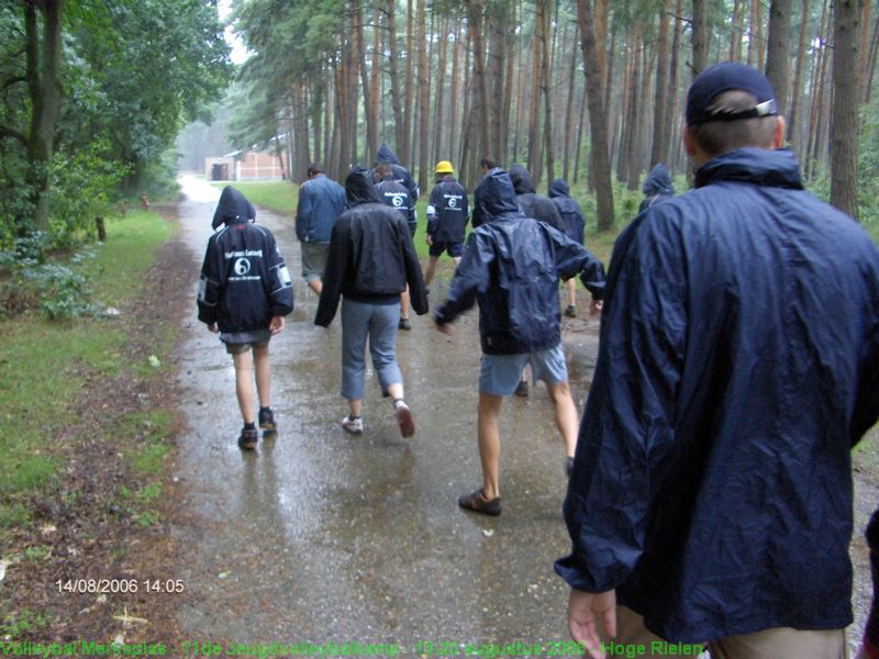 Maandag was het regen, regen en nog eens regen.