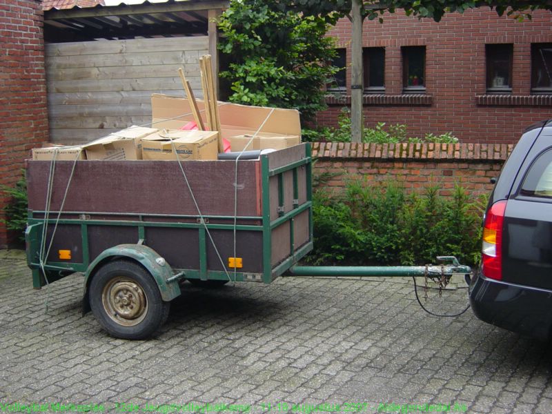 Materiaal voor op de camion.