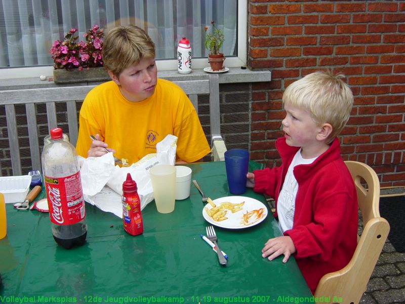 Nog snel even een fritje.