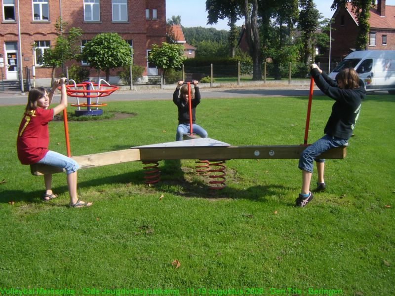 Wachten op de 2de groep.