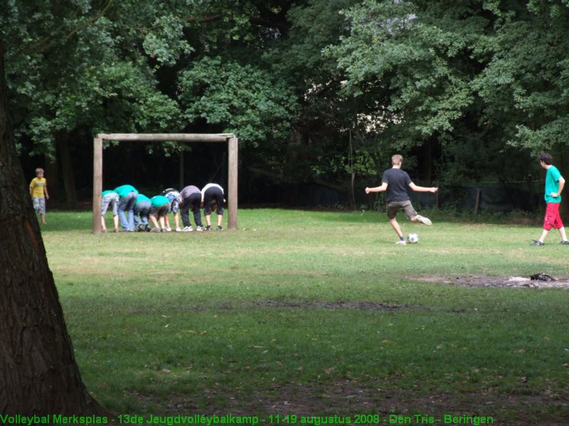 De jongens B in actie.