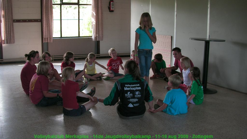 Onze jongste groep met Loes, Elien en Hans.