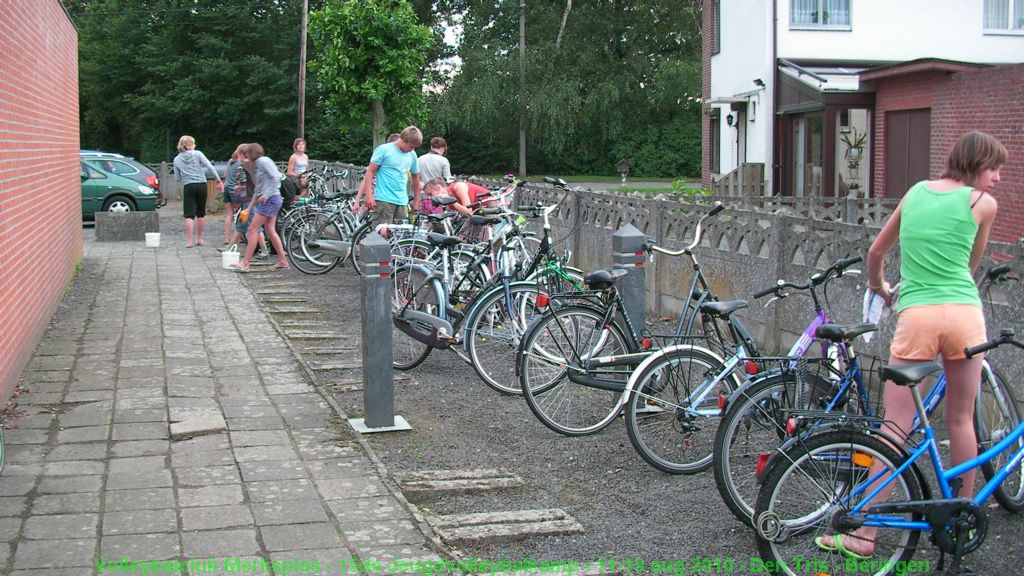 Fietsen wassen.