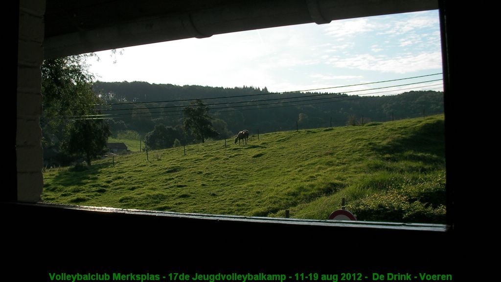 Mooi zicht vanuit de slaapkamer.