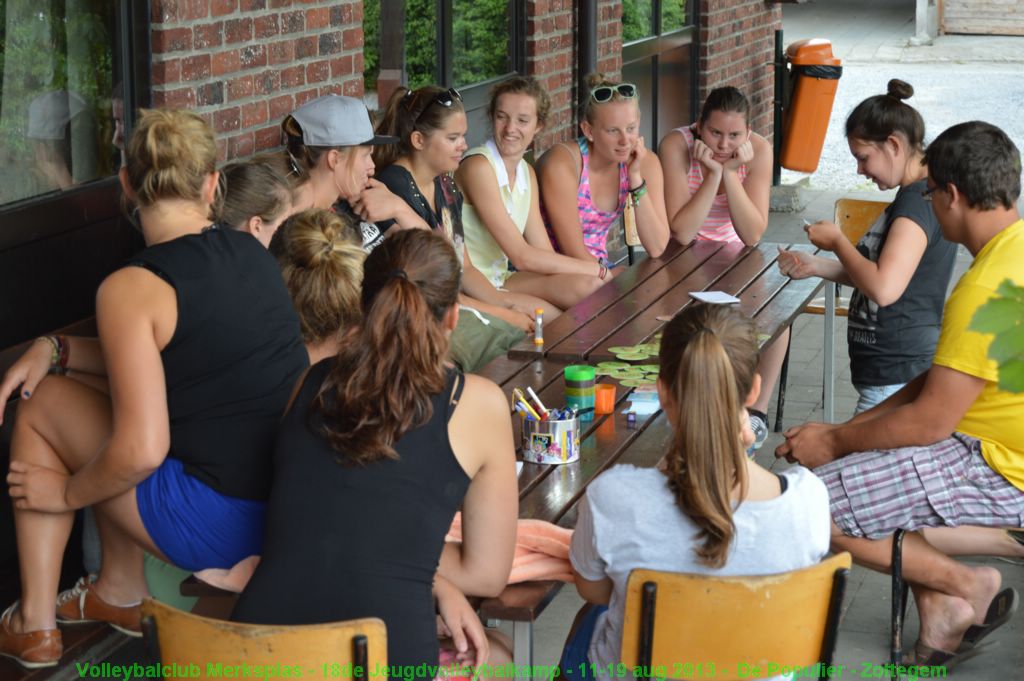 'Partini' met de meisjes Scholieren.