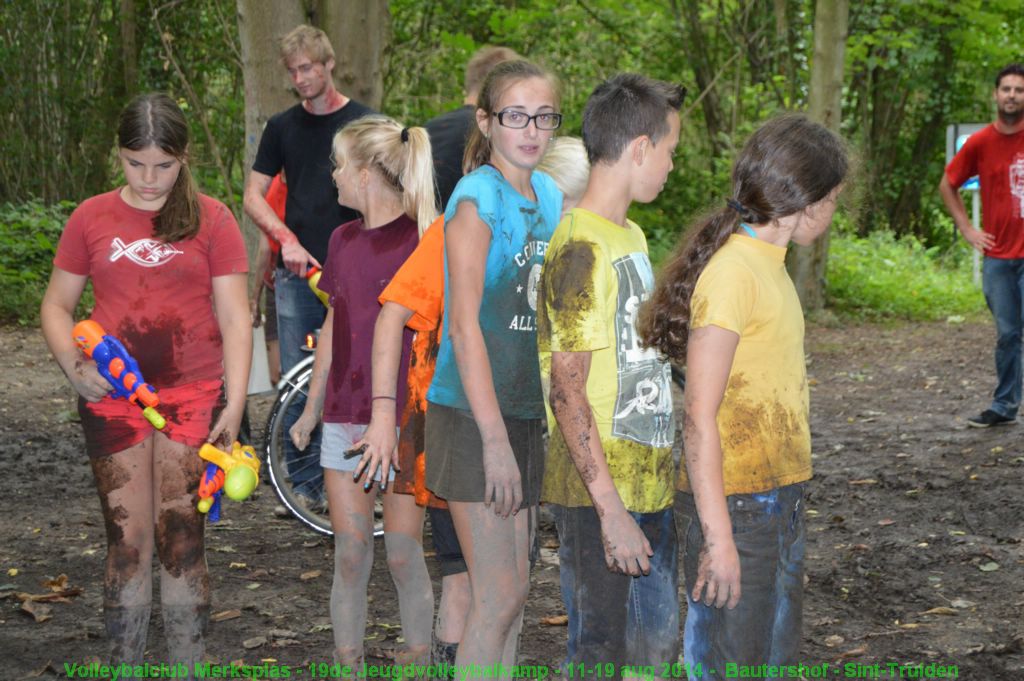 En ook de miniemen waren zich smerig aan het maken!