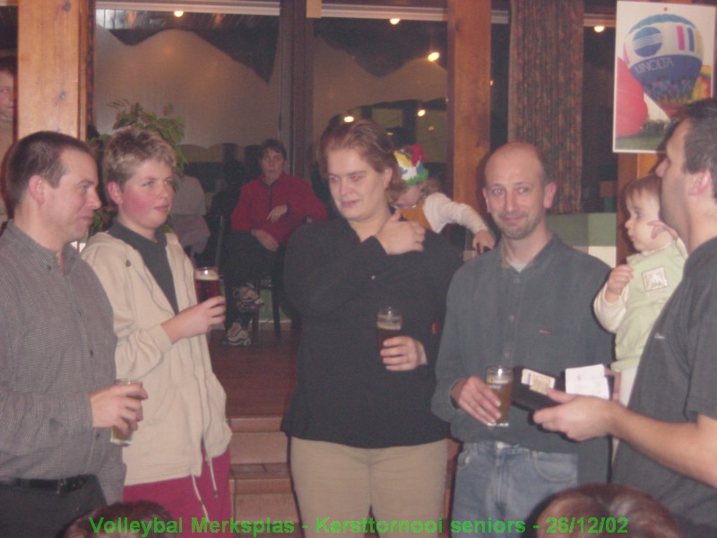 De winnende duo's: Gerry en Ellen, en Karin en Marc.