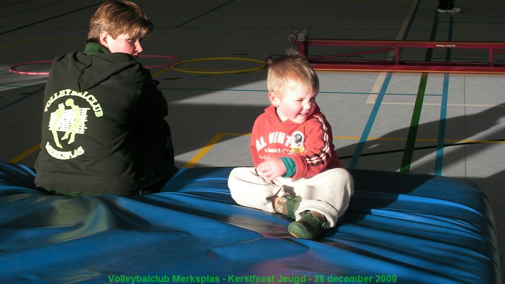 Het zonnetje schijnt in de sporthal.