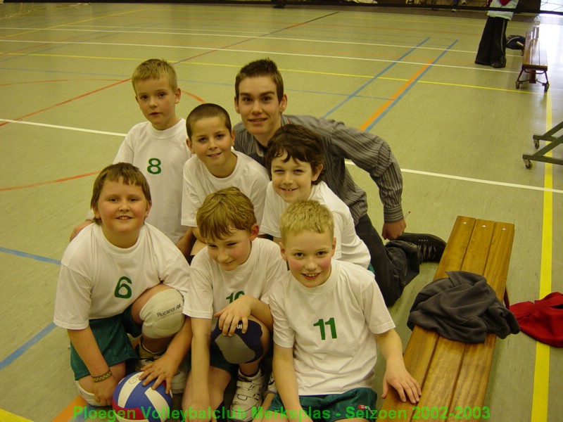 Jongens E - kampioen 2002-2003 (tornooi reeks 2)