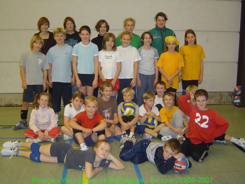 Volleybalschool en D-jeugd.